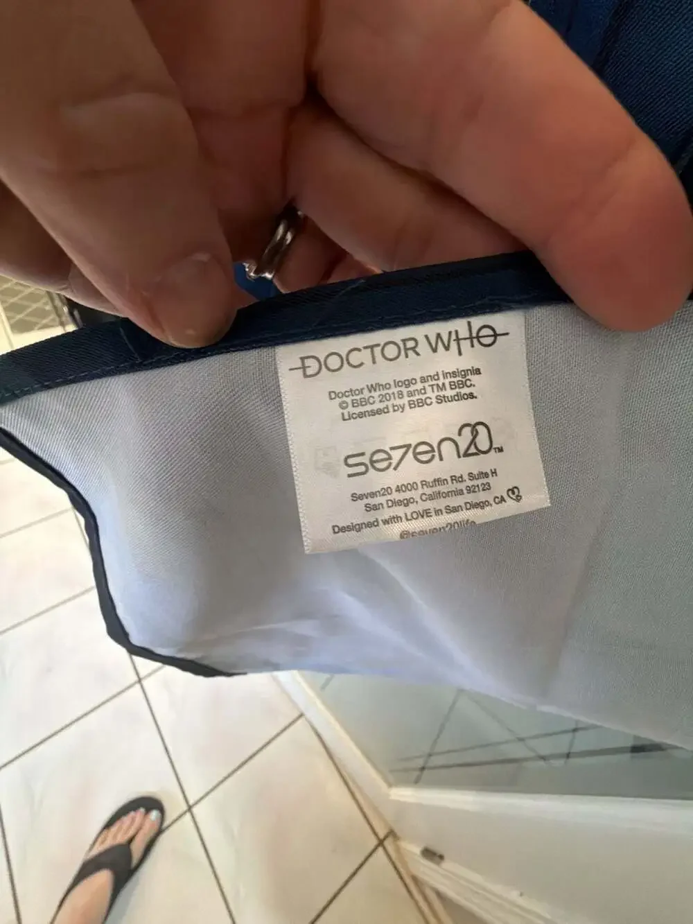 Doctor Who Seven20 TARDIS Police Box Kitchen Apron